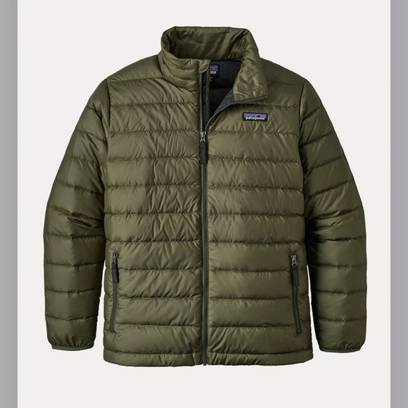 Patagonia Other - Patagonia Boys Down Sweater Coat Fatigue Green Youth boys XL